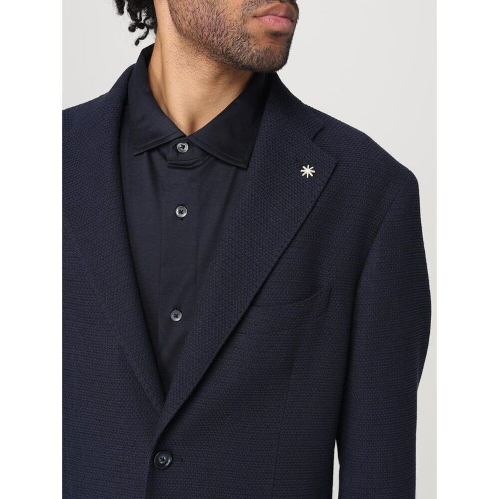 Manuel Ritz Jacket Men Blue - Picture 4 of 4